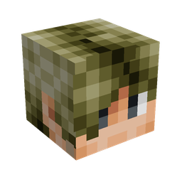 Black skin: head render