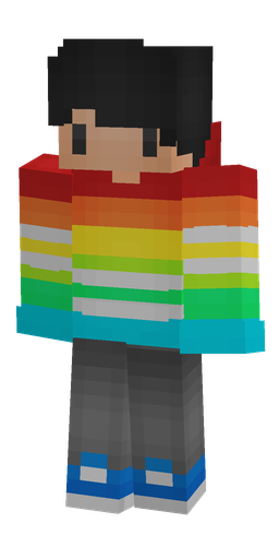 Black skin: body, front render