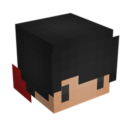 Black skin: head render