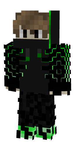Black skin: body, front render