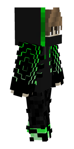 Black skin: body, right side render