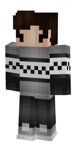 Black skin: body, front render