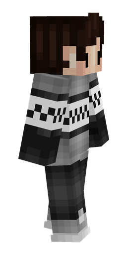 Black skin: body, right side render