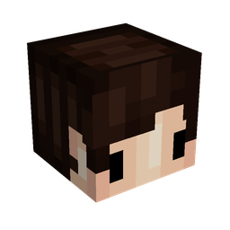 Black skin: head render