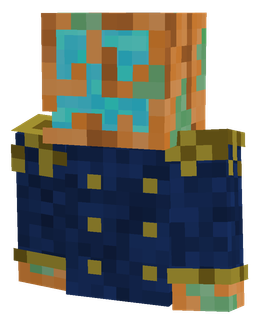 Blue skin: bust render