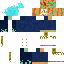 Blue skin: raw texture render