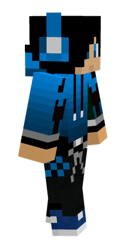 Black skin: body, right side render