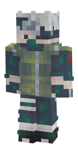 Blue skin: body, front render