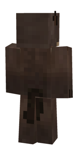 Brown skin: body, back render