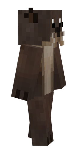 Brown skin: body, right side render