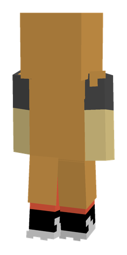 Orange skin: body, back render