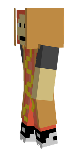 Orange skin: body, left side render
