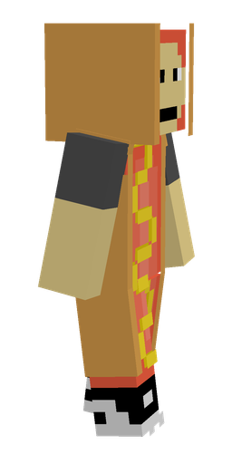 Orange skin: body, right side render