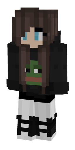 Black skin: body, front render