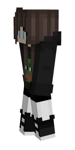 Black skin: body, left side render