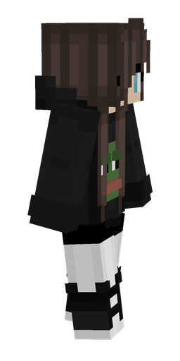 Black skin: body, right side render