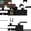 Black skin: raw texture render