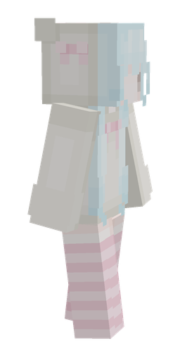 Pink skin: body, right side render