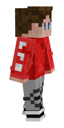 Brown skin: body, right side render