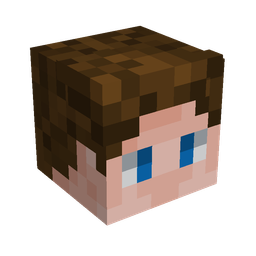 Brown skin: head render