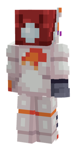 Pink skin: body, back render