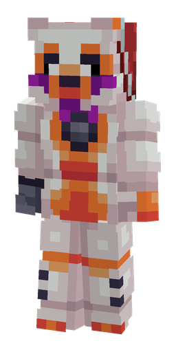 Pink skin: body, front render