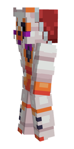 Pink skin: body, left side render