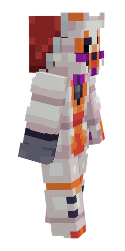 Pink skin: body, right side render