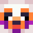 Pink skin: face render