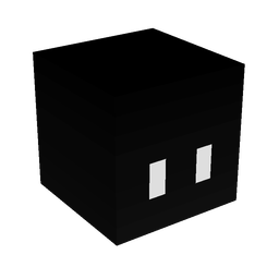 Black skin: head render