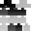 Black skin: raw texture render