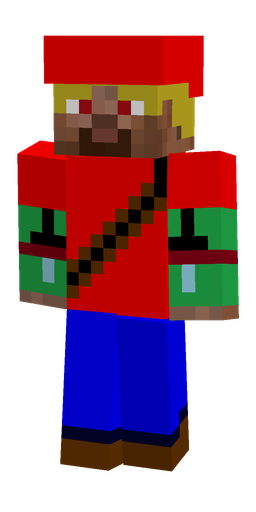 Blue skin: body, front render