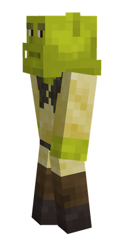 Black skin: body, left side render