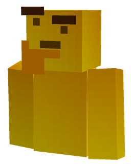 Brown skin: bust render
