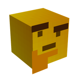 Brown skin: head render