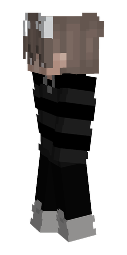 Black skin: body, left side render