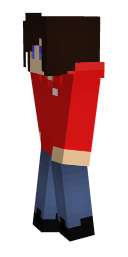 Black skin: body, left side render