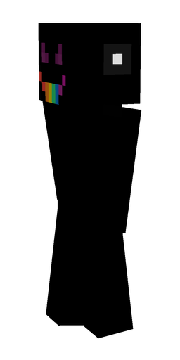 Black skin: body, left side render