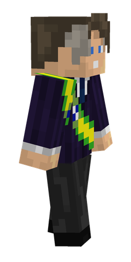 Black skin: body, right side render