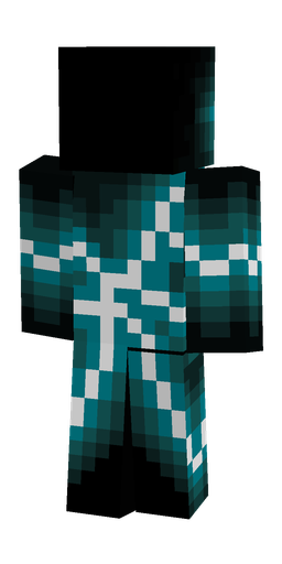 Black skin: body, back render