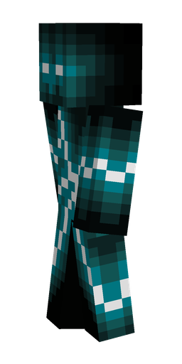 Black skin: body, left side render