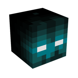 Black skin: head render
