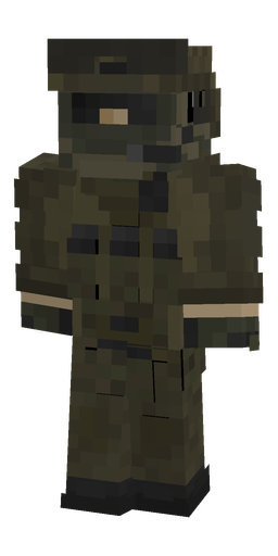 Black skin: body, front render