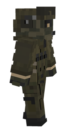 Black skin: body, right side render