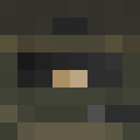 Black skin: face render