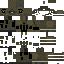 Black skin: raw texture render