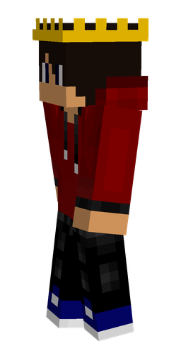 Black skin: body, left side render