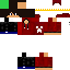 Black skin: raw texture render