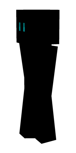 Black skin: body, left side render