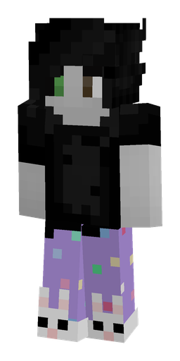 Black skin: body, front render